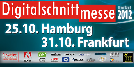 Einladung zur Digitalschnittmesse Herbst 2012 in Hamburg und Frankfurt